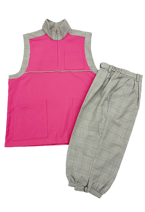 キャディ服・ベストとニッカポッカ